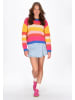 myMo Sweater in pink multicolor