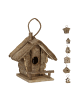 relaxdays Vogelhaus in Natur - (B)20,5x (H)28,5 x (T)17,5 cm