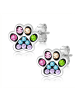 schmuck23 Silber Ohrringe 925 Pfote 0,7 cm x 0,8 cm