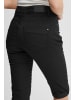 PULZ Jeans Caprihose in schwarz