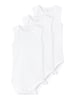 name it 3er-Pack Strampler in Bright White