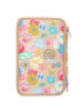 Depesche 3-Fach Federtasche GIRL POWER inkl. Stifte TOPModel 7,5 x 13 x 20 cm bunt in bunt