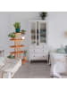 relaxdays Blumentreppe in Hellbraun - (B)83 x (H)142,5 x (T)28,5 cm