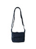 Bag Street Handtasche, Abendtasche Nylon blau ca. 17cm