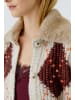 Oui Strickjacke in lt stone red