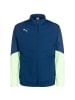 Puma Trainingsjacke Individual Winterized in blau / hellgrün