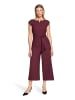 Betty Barclay Jumpsuit mit Eingrifftaschen in Maroon Banner