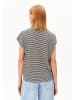 armedangels T-Shirt Slub in schwarz weiß