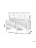 Beliani Truhe RIVIERA in Braun - (W) 130 x (H) 64 x (L) 48 cm