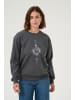 Kaffe Sweatshirt KAsun Loose fit in Black Oyster