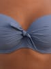 SugarShape Schalen-Bikini-Top Valencia in blue-grey swim