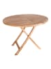 ebuy24 Gartentisch Oline Holz 100 x 100 cm