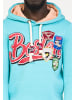 PLUS EIGHTEEN Herren Kapuzenpullover in Türkis