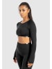 SMILODOX Longsleeve Linnea in Schwarz