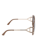 Guess Braun Metall & Kunststoff Sonnenbrille