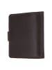 Golden Head Polo Geldbörse RFID Schutz Leder 10 cm Geldscheinklammer dunkelbraun