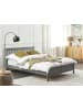 Beliani Doppelbett MAYENNE in Grau - (W) 149 x (H) 88 x (L) 208 cm