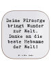Mr. & Mrs. Panda Untersetzer Spruch Beste Hebamme mit Spruch in Weiß