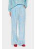SAINT TROPEZ Casual Hose JessicaSZ Lockere Passform in Blue Leaves Strokes