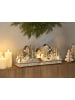 Beliani LED Deko VANSJO in Braun - (W) 52 x (H) 22 x (L) 16 cm Horizontal
