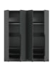 ebuy24 Kleiderschrank Kopenhagen Anthrazit 160 x 52 cm