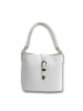 Toscanto Leder Umhängetasche Toscanto Tasche weiß ca. 23cm