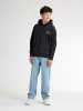 Petrol Industries Rückenprint Hoodie Puget in Schwarz