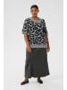 KAFFE curve Strickpullover KCsandia Loose fit in LGM/Black Leopard