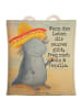 Mr. & Mrs. Panda Shopper-Tasche Axolotl Tequila Design mit Spruch in Weiß