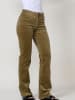 KOROSHI Damen Cordhose Korsett Botcut Pushup in khaki