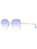 Ana Hickmann Frauen Sonnenbrille Geometrisch Gold