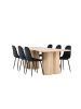 ebuy24 Essgruppe Olivia (7-teilig) Naturel 100 x 210 cm