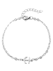 Adeliás Unisex Armband aus Edelstahl 17 cm in silber