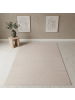 KADIMA DESIGN Teppich Kurzflor Waschbar 3D ILLER Strapazierfähig OEKO-TEX in Beige