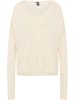 DreiMaster Maritim Damen Strickpullover in Wollweiss