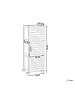 Beliani Badezimmerschrank SHAWNEE in Braun - (W) 32 x (H) 90 x (L) 30 cm