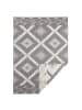 NORTHRUGS In- & Outdoor Wendeteppich Malibu Grau Creme