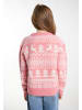 myMo KIDS Mädchen (Kids) Pullover in Pink Weiss