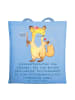 Mr. & Mrs. Panda Shopping Tasche Sozialarbeiterin Erfolg mit Spruch in Sky Blue