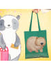 Mr. & Mrs. Panda Shopping Tasche Wombat ohne Spruch in Mint