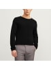 Jack and Jones JJEHILL Knit Crew Neck in Schwarz