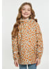 Schmuddelwedda Mädchen Regenjacke in Pastellmint Orange Leo