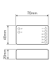LED Line LED line® Controller VARIANTE RF WIFI TUYA CCT/DIM in Weiß