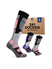Occulto 2er Pack Skisocken Maria in Lila3-Pink3