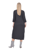 Ulla Popken Kleid in mittel grau melange
