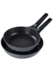 Stoneline SMART Pfannen-Set 2-teilig 24/28, abnehmbarer Griff in Anthrazit