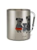 Mr. & Mrs. Panda Edelstahltasse Koala Familie ohne Spruch in Silber