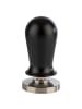 Buddy's Bar Tamper mit Matte in Schwarz, Maße: 5,1x5,1x10 cm