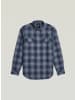 G-Star Raw Marine Slim Hemd rank blue vanderbilt check