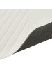 Beliani Kurzflor TWYNAM in Weiß - (W) 160 x (L) 160 cm